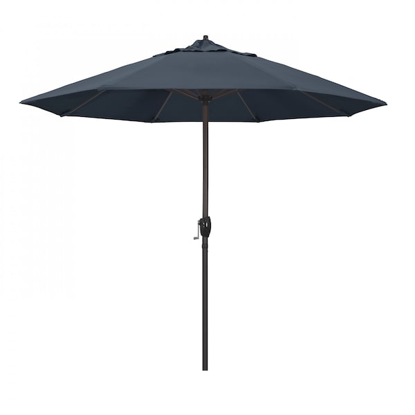 March Patio Umbrella, Octagon, 102" H, Pacifica Fabric, Sapphire ATA908117-SA52