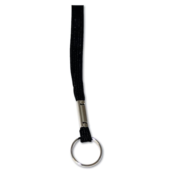 Advantus Lanyards, 36", Cotton/Nylon, Black Coated, 24 PK 75423 - main