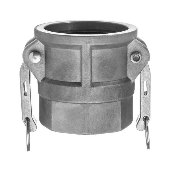 Usa Industrials Cam and Groove Fitting, Aluminum, D, 1/2" Coupler x 1/2" Female NPT BULK-CGF-122 - main
