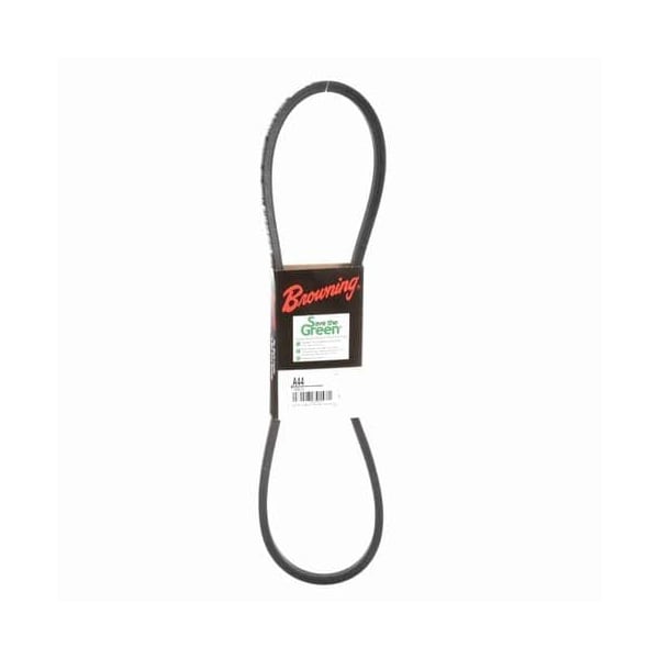 Zoro Select A44 Classical V-Belt, 46.2 in Outside Length, 1/2 in Top Width, 1 Ribs 42W389 - main