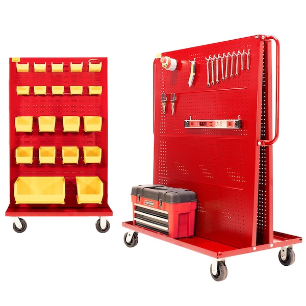 Valley Craft A-Frame Cart, 36"W, w/1 Louver Panel And F89551R - main