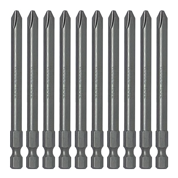 Vessel Power Bit 1/4" Hex B, +2x6.35x89H, PK10 B35P263589H - main