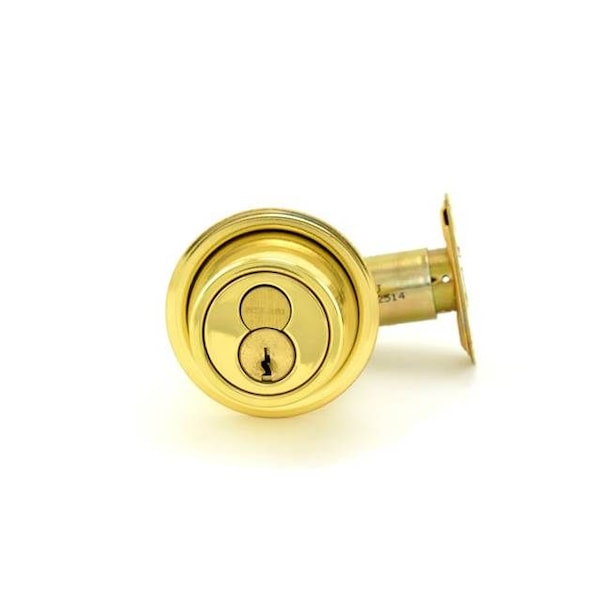 Schlage Commercial Bright Brass Deadbolt B560R605 B560R605 - main