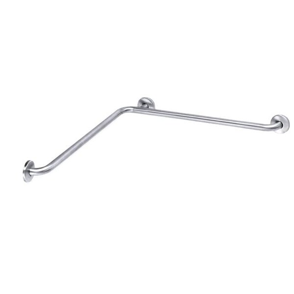 Bobrick Peened B583799 Satin Stainless Steel Grab Bar, 36" L, 304 Stainless Steel, Satin Stainless Steel B5837.99 - main