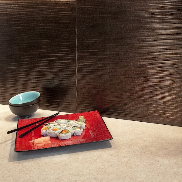 Fasade Fasade 18in x 24in Ripple Antique Bronze Backsplash Panel 5pk PB6231 - main