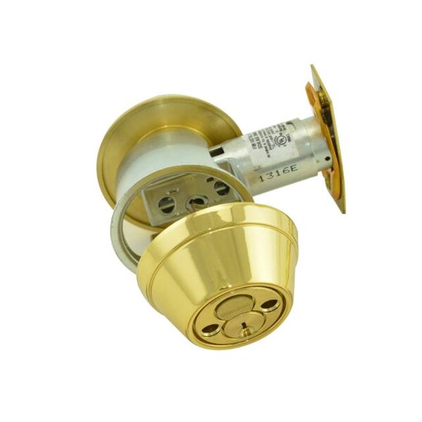 Schlage Commercial Bright Brass Deadbolt B662R605 B662R605 - main