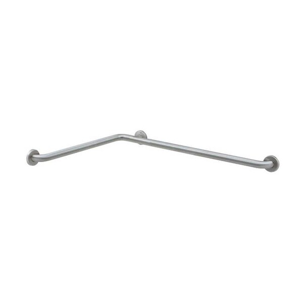 Bobrick Peened B6861699 Satin Stainless Steel Grab Bar, 39-7/8" L, Stainless Steel, Satin Stainless Steel B68616.99 - main