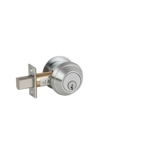 Schlage Commercial Satin Chrome Deadbolt B761626 B761626 Zoro