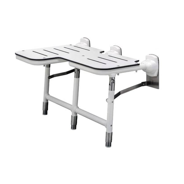 Bobrick B918116L Satin Stainless Steel Shower Fu, 31-1/2" L, Satin Stainless Steel B918116L - main