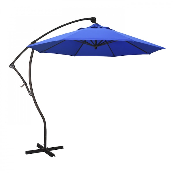 California Umbrella Patio Umbrella, Octagon, 95" H, Sunbrella Fabric, Pacific Blue 194061009833 - main