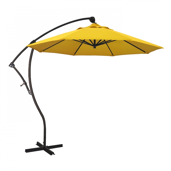 California Umbrella Patio Umbrella, Octagon, 95" H, Sunbrella Fabric, Sunflower Yellow 194061010068 - main