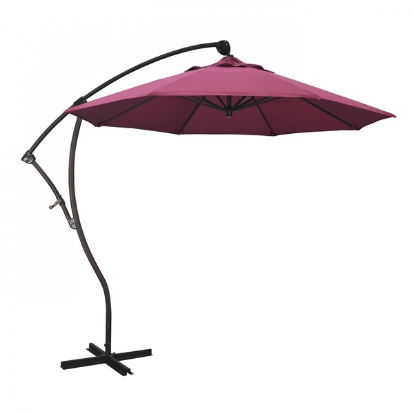 California Umbrella Patio Umbrella, Octagon, 95" H, Sunbrella Fabric, Hot Pink 194061010082 - main
