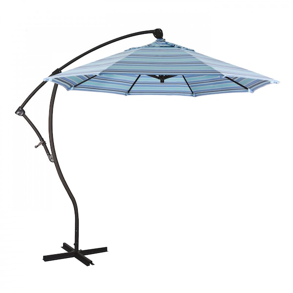 California Umbrella Patio Umbrella, Octagon, 95" H, Sunbrella Fabric, Dolce Oasis 194061010143