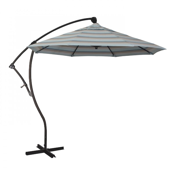 California Umbrella Patio Umbrella, Octagon, 95" H, Sunbrella Fabric, Gateway Mist 194061010235 - main