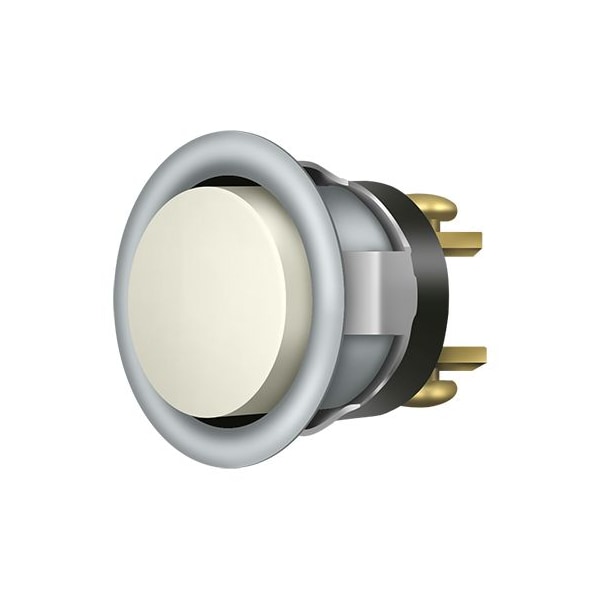 Deltana Replacement Bell Button Satin Chrome BBC20-REPLU26D