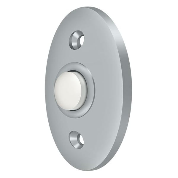 Deltana Bell Button, Standard Satin Chrome BBC20U26D