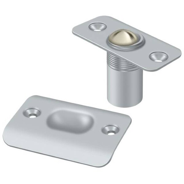 Deltana Ball Catch, Round Corners Satin Chrome BC218RU26D