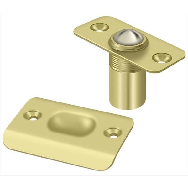 Deltana Ball Catch, Round Corners Bright Brass BC218RU3