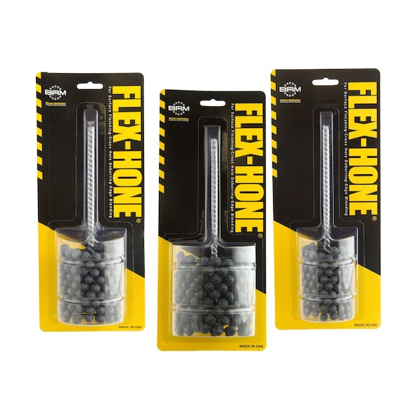 FlexHone Tool BCKC 3Piece FLEXHONE Kit in 240 Grit Silicon Carbide