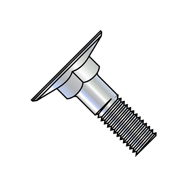 Zoro Select Elevator Bolt, 5/16