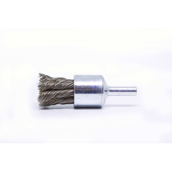 Brush Research BNH620 Knotted End Brush. .750" Dia., .020CS, .875" Trim Length, .250" Shank Diameter BNH620 - main