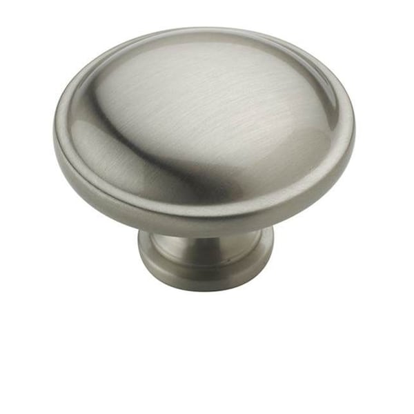 Amerock BP53015G10-10PACK Pack of 10 1-1/4" (32 mm) Cab Knob Satin Nickel BP53015G10-10PACK - main