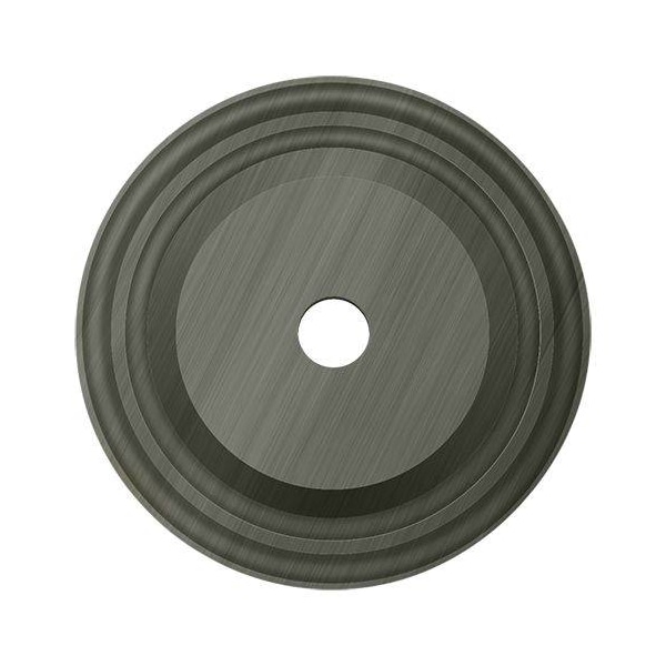 Deltana Base Plate For Knobs, 1-1/2" Diameter Antique Nickel BPRC150U15A