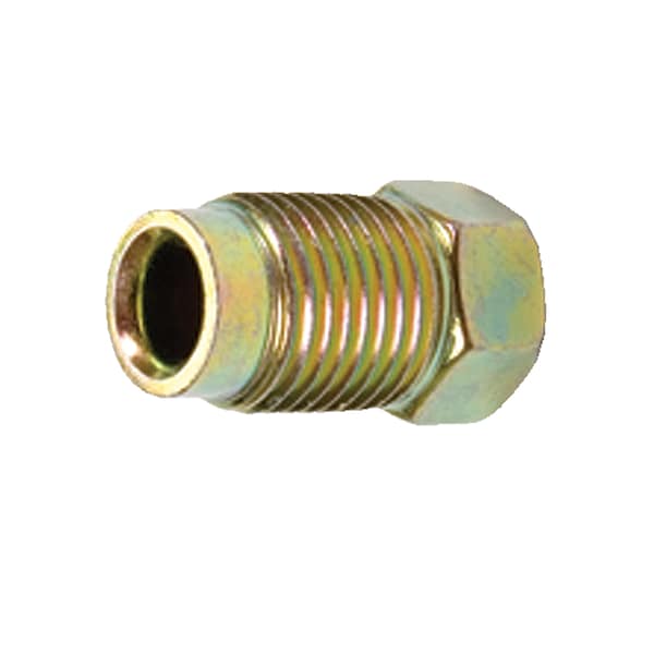 Sur&R Gold Inverted Flare Nut, M10x1.0, PK100 BR205C - main