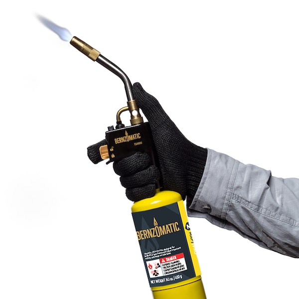 Bernzomatic Hand Torch, Flame Type Swirl, Ignition Type Instant On
