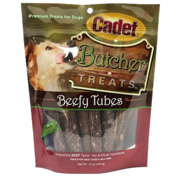 Cadet Butcher Treats Beefy Tubes 12oz. C01625 - main