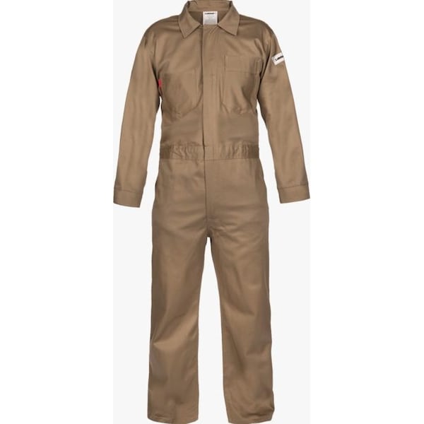 Lakeland Coverall, 12.4 cal/sq cm ATPV, M, 30 in Inseam, Cotton, Zipper C08120M - main