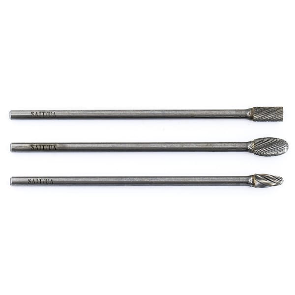 United Abrasives/Sait SAIT 45631 6" Length Shank Carbide Burs, Type SD1L6, 1/4" x 7/32" x 1/4", 1-Pack 45631 - main