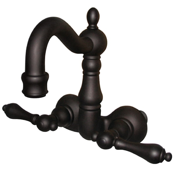 Kingston Brass Wall-Mount Clawfoot Tub Faucet, Oil Rubbed Bronze, Tub Wall Mount CC1071T5 - main