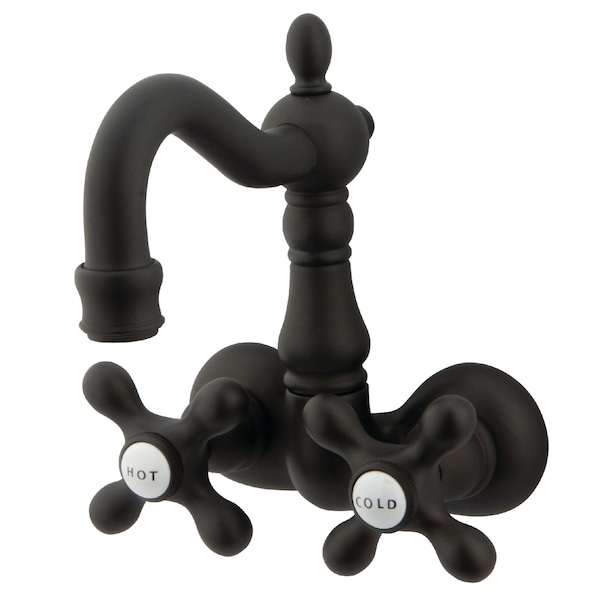 Kingston Brass Wall-Mount Clawfoot Tub Faucet, Oil Rubbed Bronze, Tub Wall Mount CC1077T5 - main