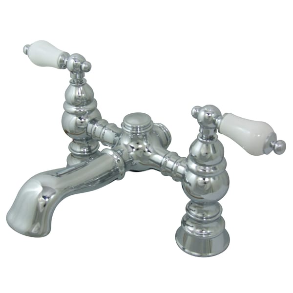Kingston Brass Deck-Mount Clawfoot Tub Faucet, Polished Chrome, Deck Mount CC1130T1 - main