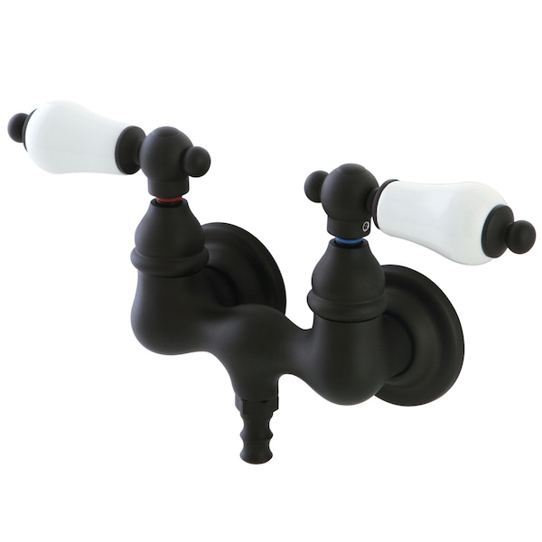 Kingston Brass Wall-Mount Clawfoot Tub Faucet, Oil Rubbed Bronze, Tub Wall Mount CC35T5 - main