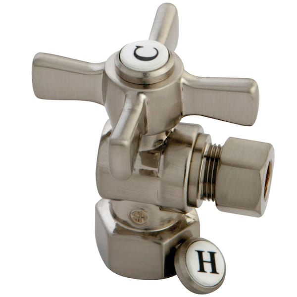 Millennium CC43108ZX 1/2" FIP X 3/8" OD Comp Angle Stop CC43108ZX - main