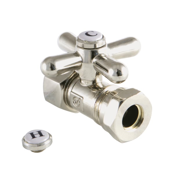 Vintage CC44156X Quarter Turn Valves (1/2" FIP X 1/2" & 7/16" O.D. Slip Joint) CC44156X - main
