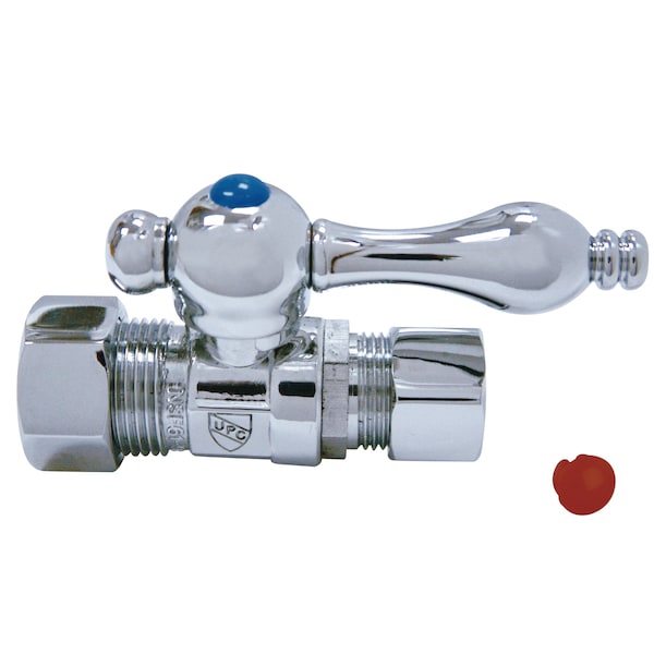 Vintage CC44451 5/8" OD Comp X 1/2" OD Comp Straight Shut-Off Valve CC44451 - main