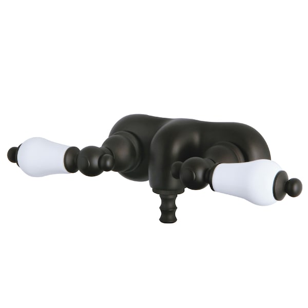 Kingston Brass Wall-Mount Clawfoot Tub Faucet, Oil Rubbed Bronze, Tub Wall Mount CC45T5 - main
