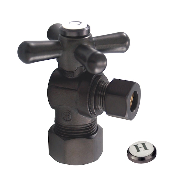 Vintage CC53305X 5/8" X 3/8" OD Comp Angle Stop with Handle CC53305X - main