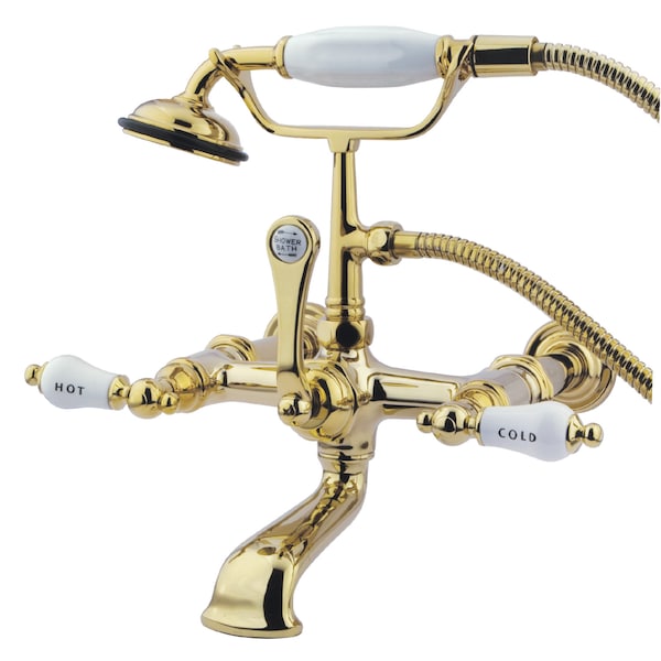 Kingston Brass KS4322BL Vintage Roman Tub Filler Faucet Polished Brass Kingston Brass KS4322BL Vintage Roman Tub Filler Faucet Polished Brass