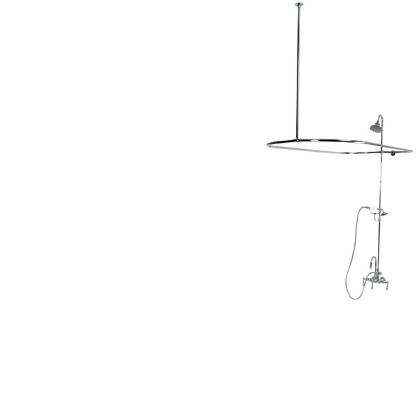 Kingston Brass Clawfoot Tub Faucet Packages, Standard, 3-3/8", 2, Tub Wall Mount, Polished Chrome CCK2181AL - main