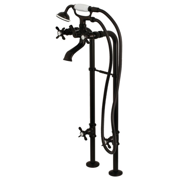 Kingston Brass Freestanding Tub Faucet, Standard, 2, Freestanding, Oil Rubbed Bronze CCK285K5 - main