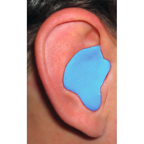Radians CEP Reusable Silicone Molded Ear Plugs, Custom Fit Shape, 26 dB, Blue CEP001-B - main