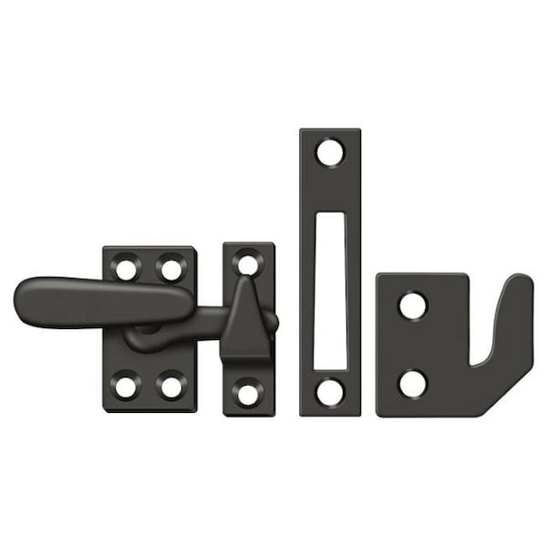 Deltana Window Lock, Casement Fastener, Small Oil Rubbed Bronze CF066U10B