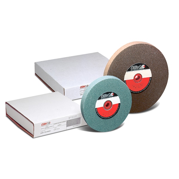 Cgw Abrasives Grinding Whl, 6x1x1, T1, WA120KV, Sgl PK 38626