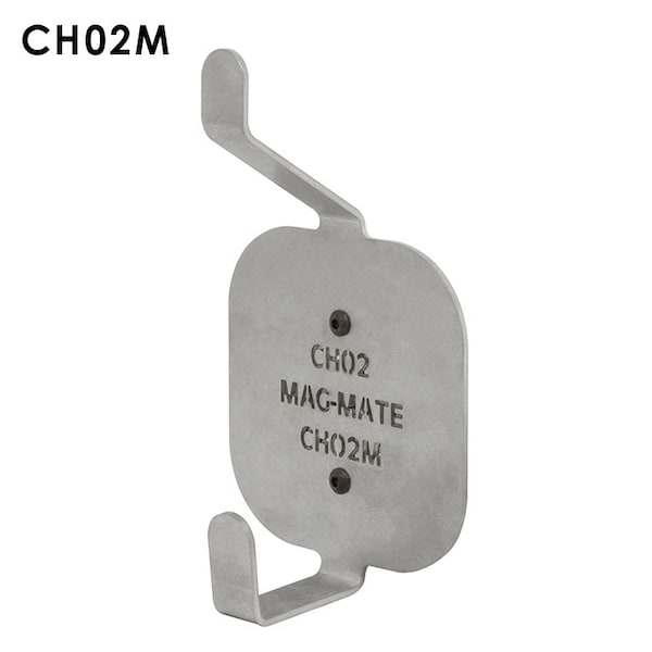 Mag-Mate Coat Hook Holder, Magnet Mount with 2 Ho CH02M - main