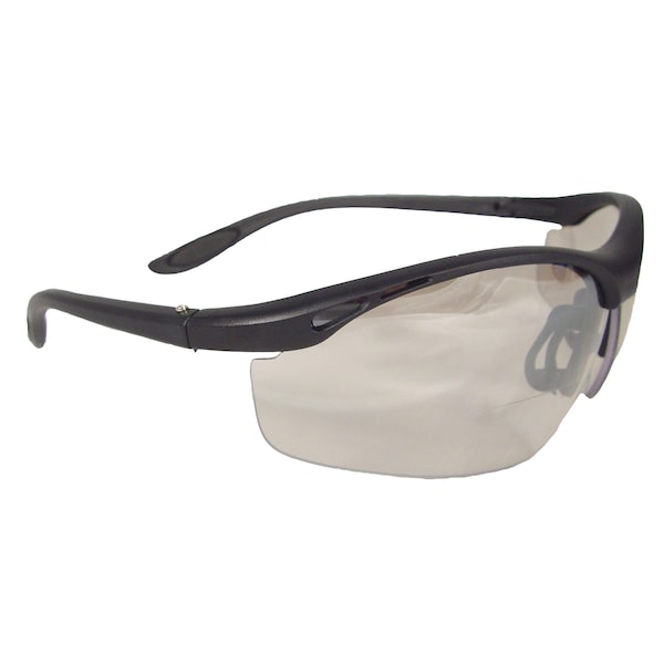 Radians Bifocal Safety Glasses, Black 2.5 Diopter, I/O Lens CH1-925 - main