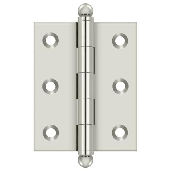 Deltana Bright Nickel Door and Butt Hinge CH2520U14